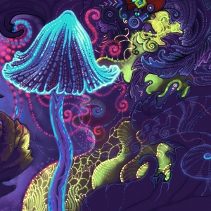 Mushroom-wallpaper